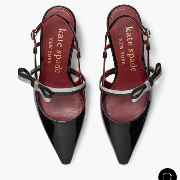 Kate Spade Maritza Black Patent Leather Heels size 11 - Picture 2 of 9